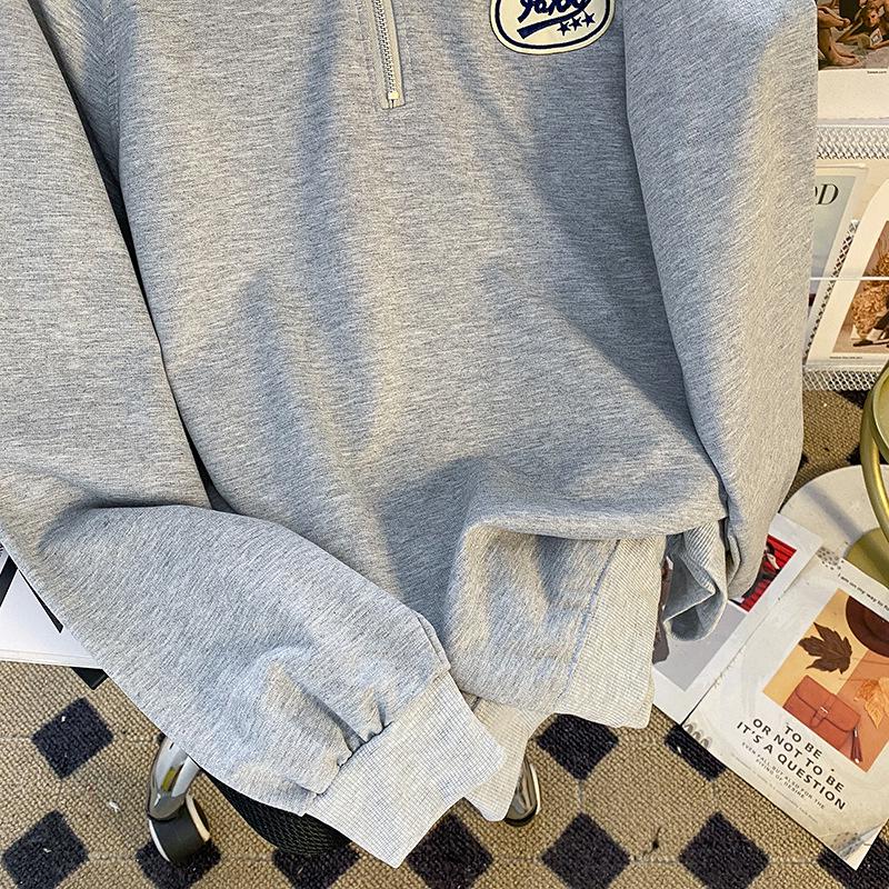 Женская рубашка-поло большого размера - Весенне-осенняя модель свободного кроя, оверсайз топ, Новая коллекция 2025