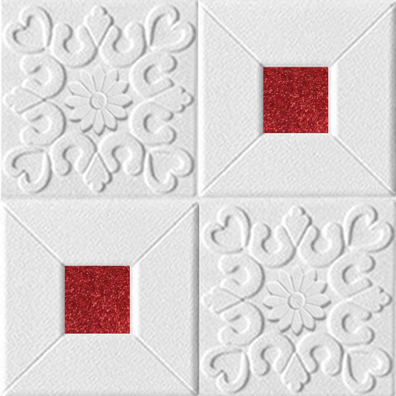 35*35 см 3D наклейки на стену, потолочная панель, декор на крышу, водонепроницаемые самоклеящиеся пенопластовые обои для гостиной, кухни, ТВ-фон