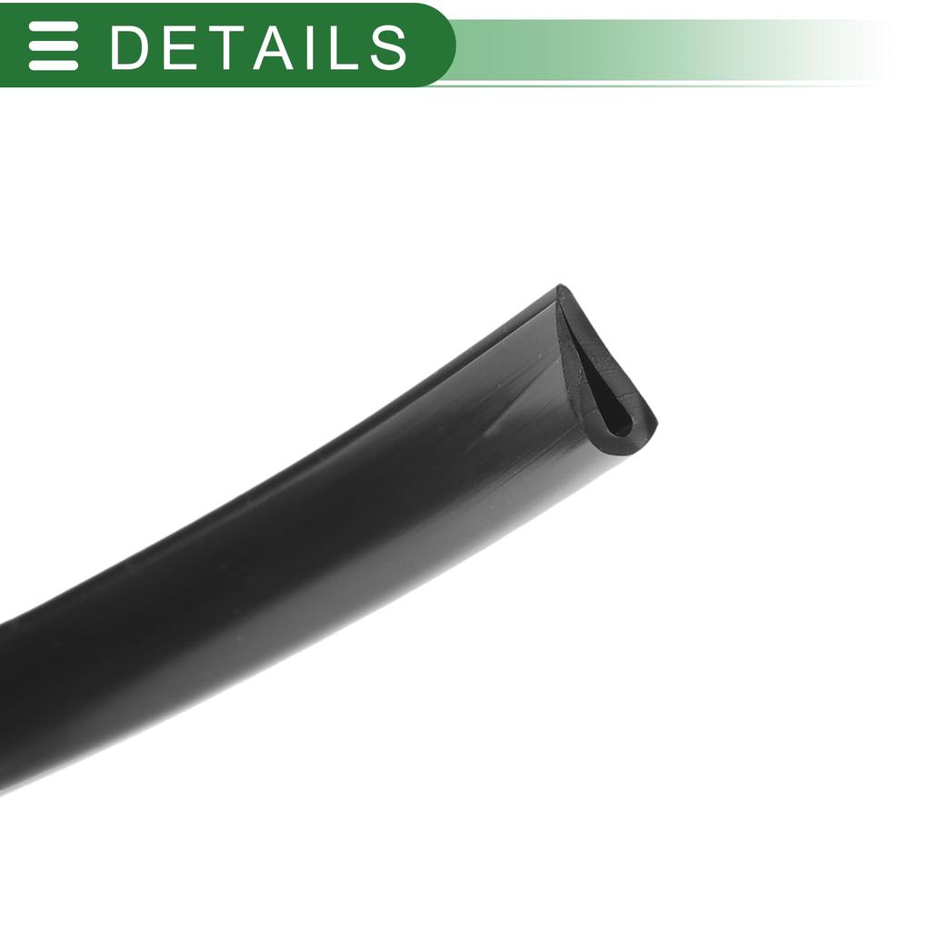 Motoforti Автомобильные U-образные защитные накладки на кромку двери Защита кромки двери Защитная уплотнительная лента против царапин