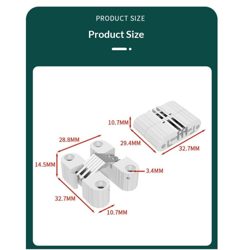 Крестовые скрытые петли Пластик Железо Складная дверь Стол и стул Крестовая петля Пластиковая скрытая петля Мебельная фурнитура Аксессуары