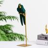 Macaw  Bird Home Deocr Crafts Desktop Decoration Miniature Figurines Parrot Statue Simulated Animal