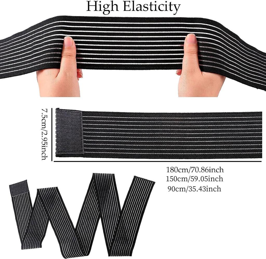 1 шт. эластичные компрессионные бинты для колена, фитнес-ремни под давлением для тренажерного зала, поднятия тяжестей, приседаний, компрессионные бинты для ног