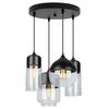 HANGING CEILING LAMP, GLASS PLAFON, LED LAMP