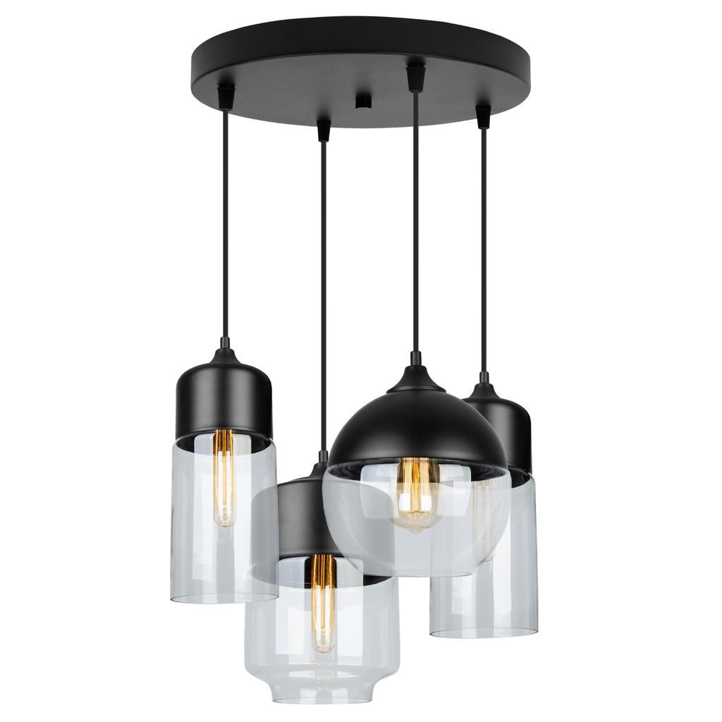 HANGING CEILING LAMP, GLASS PLAFON, LED LAMP