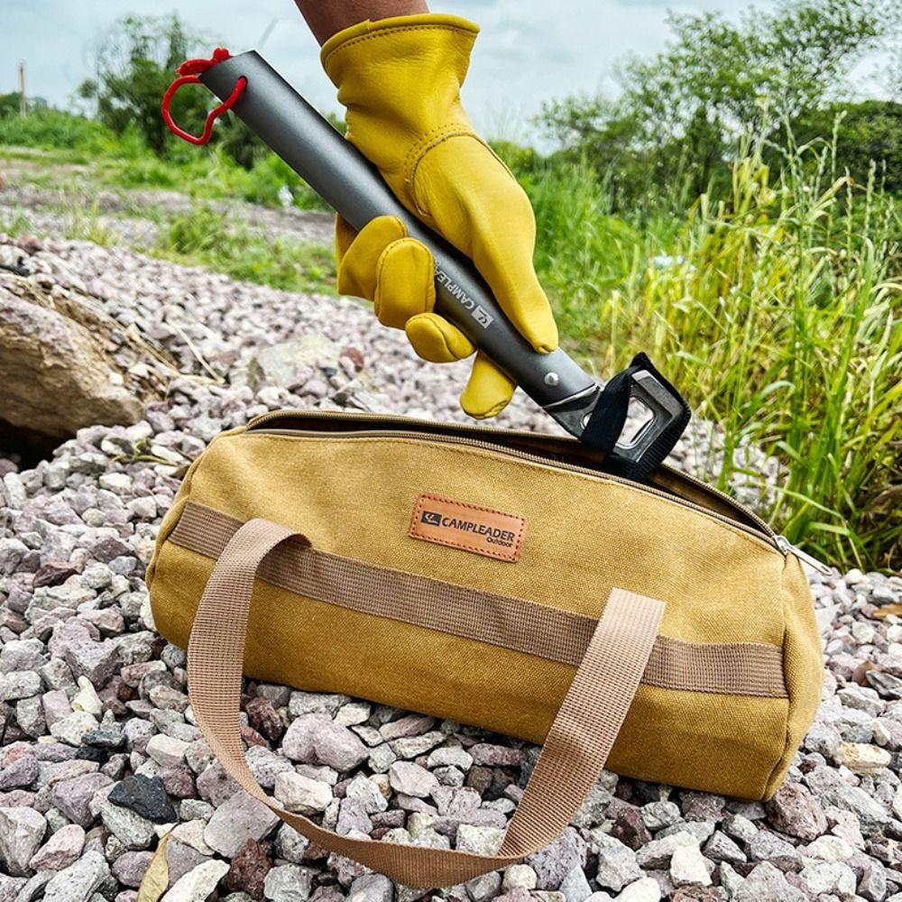 Canvas Canvas Electrician Travel Bag Large-Capacity Outdoor Cylinder Kit Bag New Tool Bag