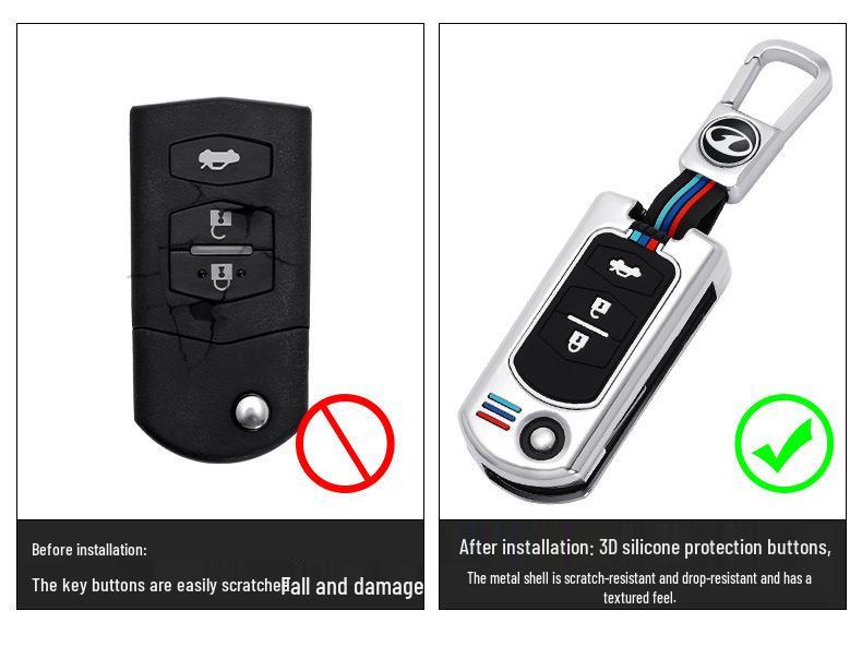 Key Cover for Besturn B70, Senya S80, B50 Metal Shell