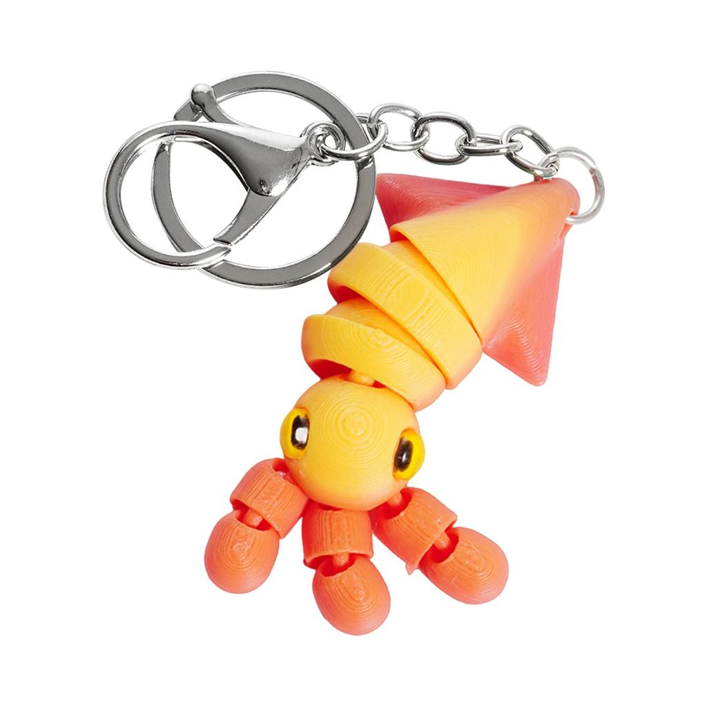 3D-печатный милый трехмерный брелок для ключей школьный рюкзак маленький кулон подарок маленький орнамент