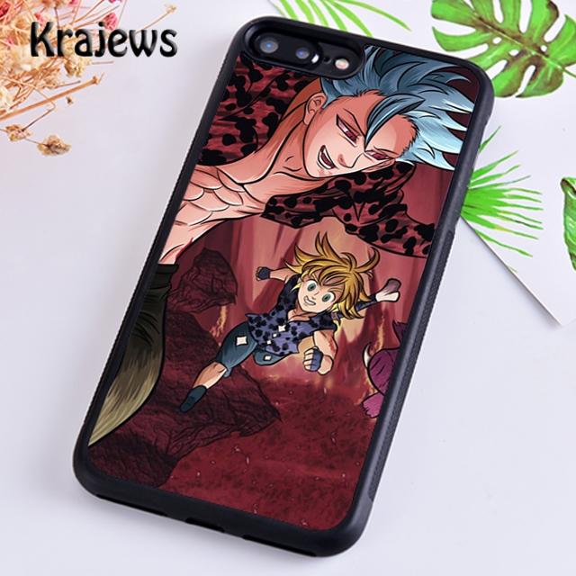 Чехол для телефона Krajews Meliodas Ban «Семь смертных грехов» для iPhone 14 5 6s 7 8 plus X XR XS 11 12 13 pro max Samsung S21 S22 ultra