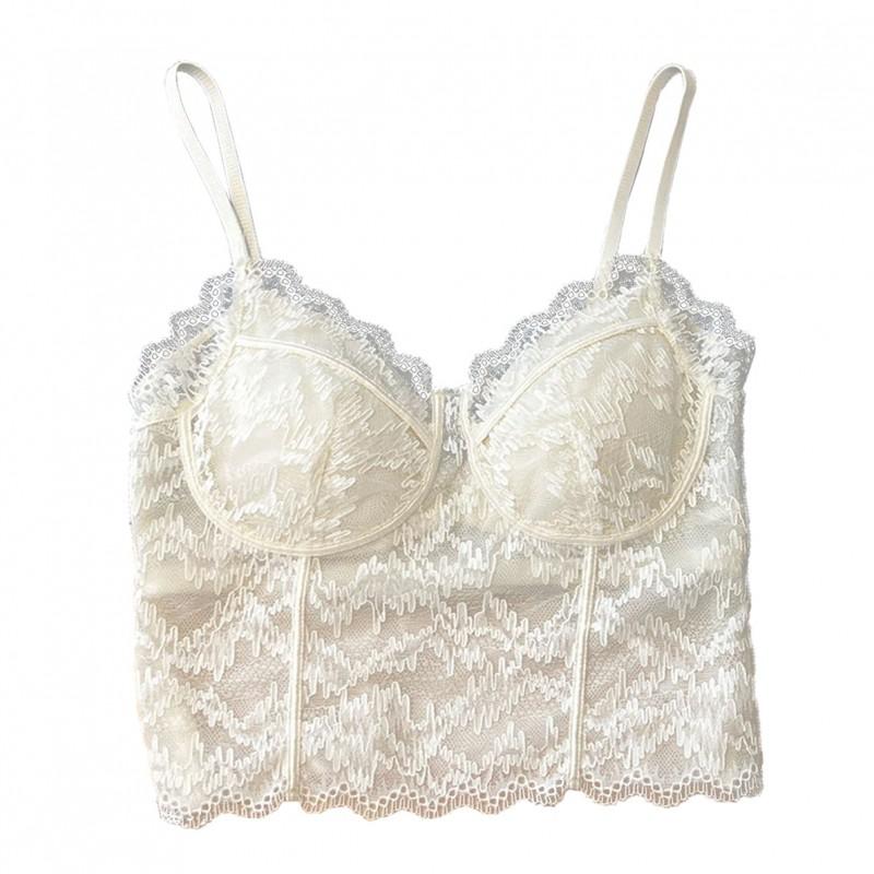 Sexy Lace Camisole Bra Women Thin Cup Inner Outer Wear