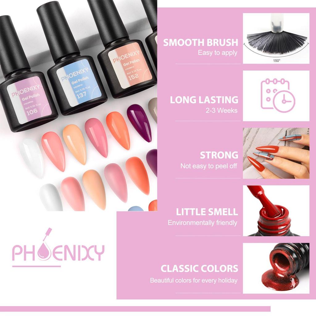 Набор гель-лака для ногтей8 мл 6 цветов