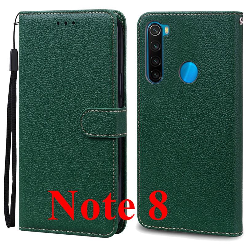 For Xiaomi Redmi Note 8 Pro Case Silicon Leather Wallet Phone Case for Redmi Note 8 Case Redmi Note 8 Pro Flip Case Coque Fundas