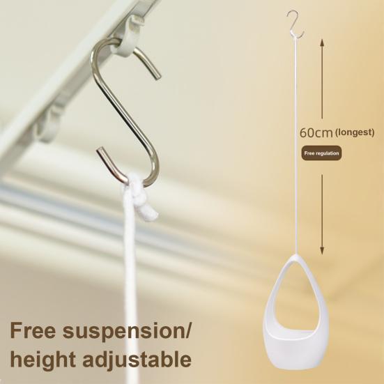 Подвесной цветочный горшок в форме капли с дренажным отверстием, подвесная корзина для растений с металлическим крючком для внутреннего и наружного декора сада