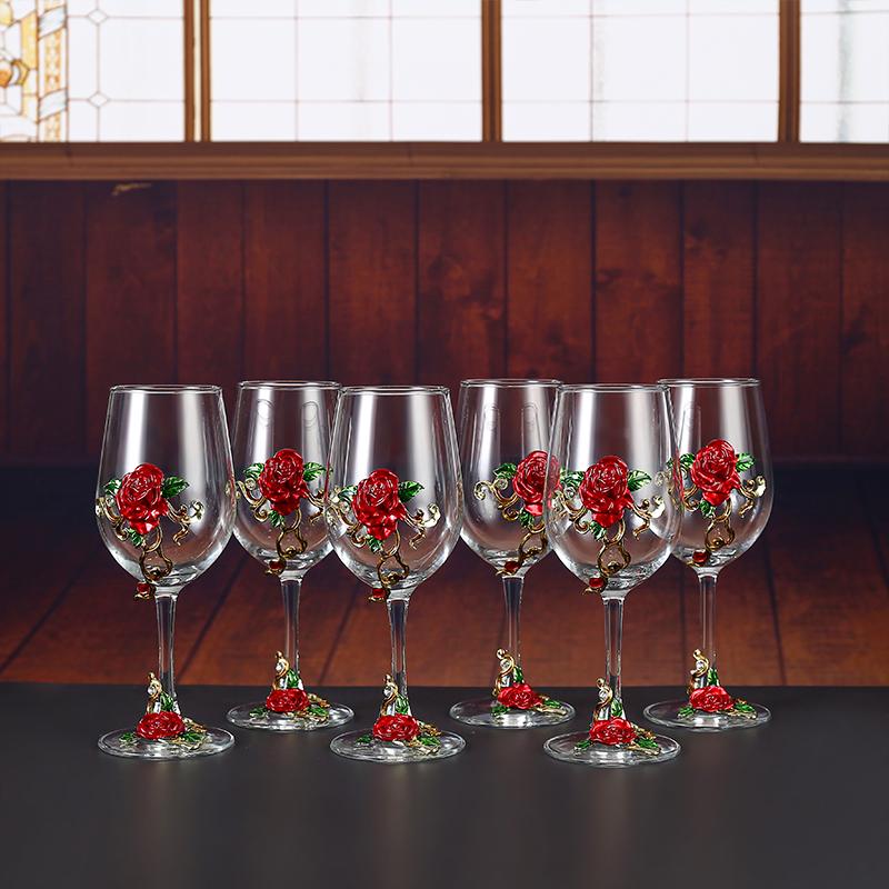 Металлический хрустальный бокал, набор бокалов для красного вина, графин, бутыль, диспенсер для вина, винный набор, барная посуда, барные наборы, посуда для напитков, изысканный подарок