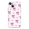 Чехол для телефона iPhone 17 Чехлы iPhone Air 16 15 12 13 14 Pro Max 7 8 Plus 16Pro iPhone11 Мягкий чехол Милое розовое сердце Бант