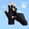 Summer Ice Silk Half Fingers Gloves Women Breathable Thin Fingerless Gloves