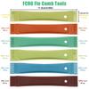 5pcs Air Conditioner Fin Cleaner Set 3 Different Condenser Fin Straightener 2 Different Condenser Brush Clean Set