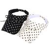 Wide Brim Visor Hat Polka Dot Empty Top Hat Fashion Sun Hat  Women Girls