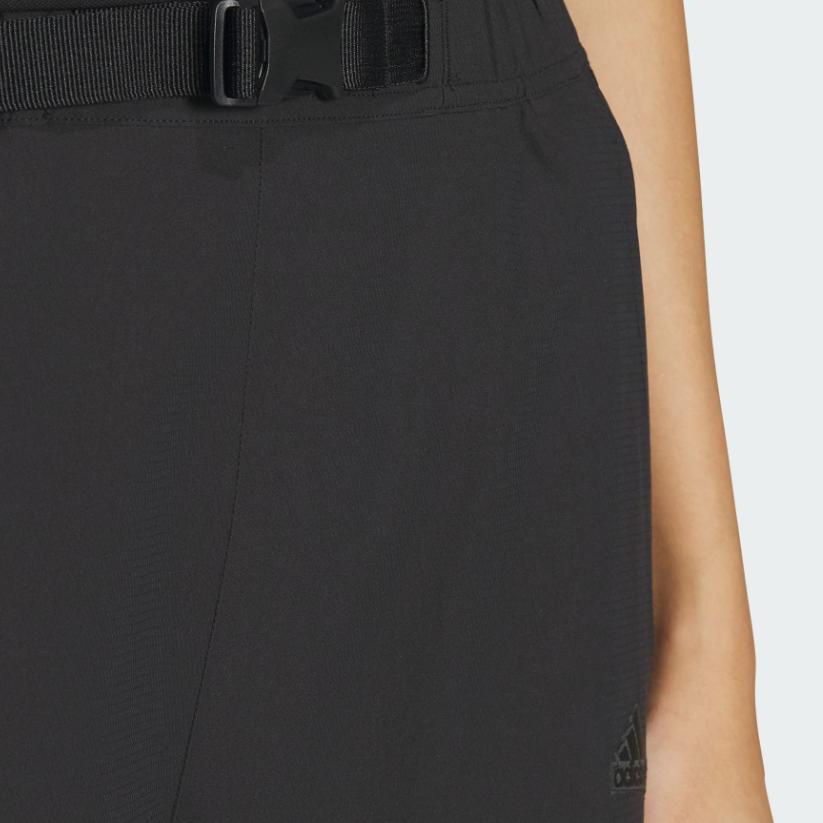 adidas W Fustl Pants 3 Solid Color Logo Loose Knit Sports Брюки женские брюки черного цвета IZ0607