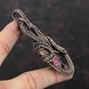 Tree Of Life Thulite Pendant Copper Wire Wrapped Gemstone Pendant Copper Wire Wrap Jewelry Handmade Pendant Gift For Women Beautiful Jewelry