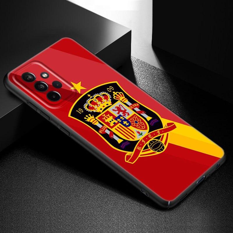 Чехол для телефона с испанским флагом для Samsung Galaxy A21 A30 A50 A52 S A13 A22 A32 A33 A53 A73 5G A11 A12 A31 A51 A70 A71 A72
