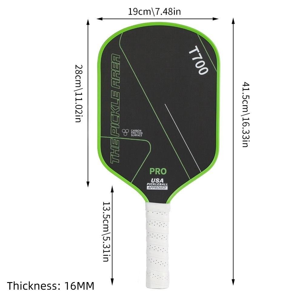T700 Pickleball Rackets Set 16MM Pickle Ball Paddle Fashion Professional Game Supplies