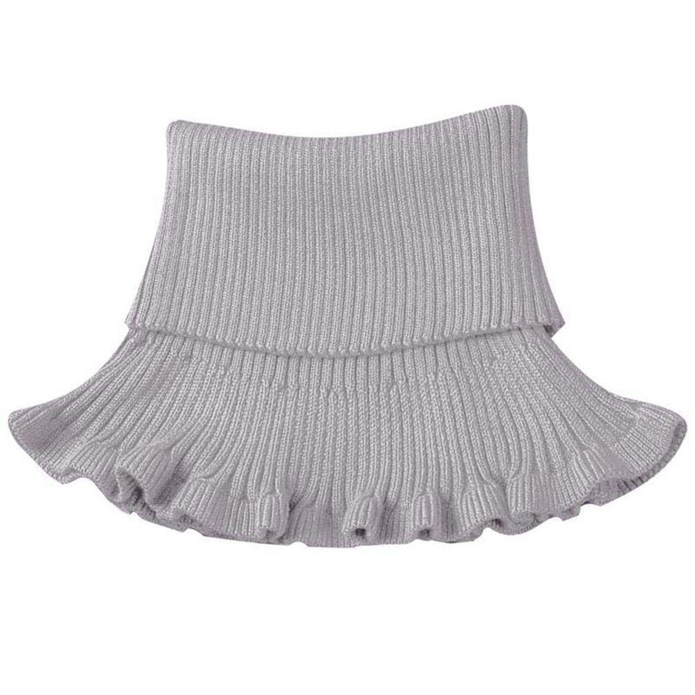 Decoration Accessories Ruffle Female Wool Scarf Korean Style Scarves Knitted Bib Fake Collar