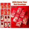 6Pcs/Set Retro Chinese New Year Red Envelope Traditional Money Envelope  Birthday Gift