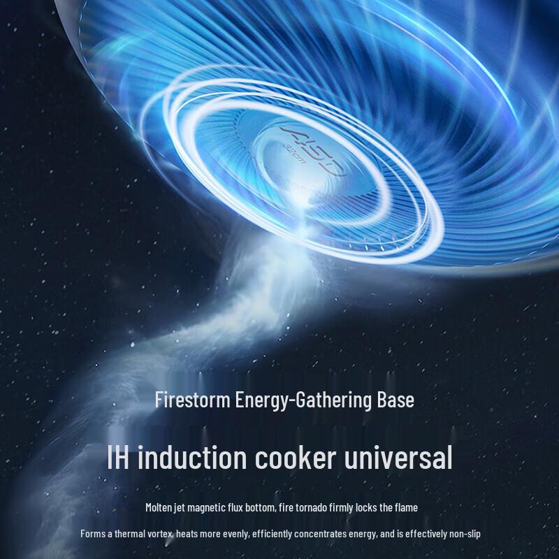 ASD Titanium Crystal Non-stick Stir-fry Wok