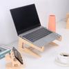Wood Laptop Stand Assembled Lapdesk Riser For 11-17 Inch Laptop Wooden Cooling Bracket For Macbook Dell Reinforced Support Base