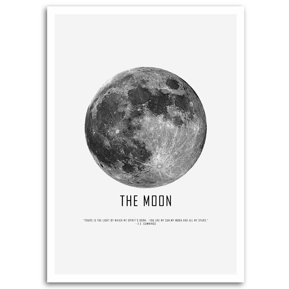 Canvas print, Moon
