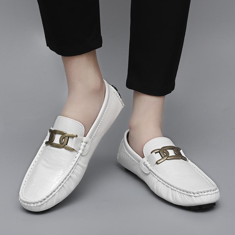 Женские удобные туфли на плоской подошве, мужские мокасины, лоферы, туфли для вождения, повседневные, без застежек, унисекс, большие размеры, фиолетовые, черные, зеленые, синие, кожаные туфли