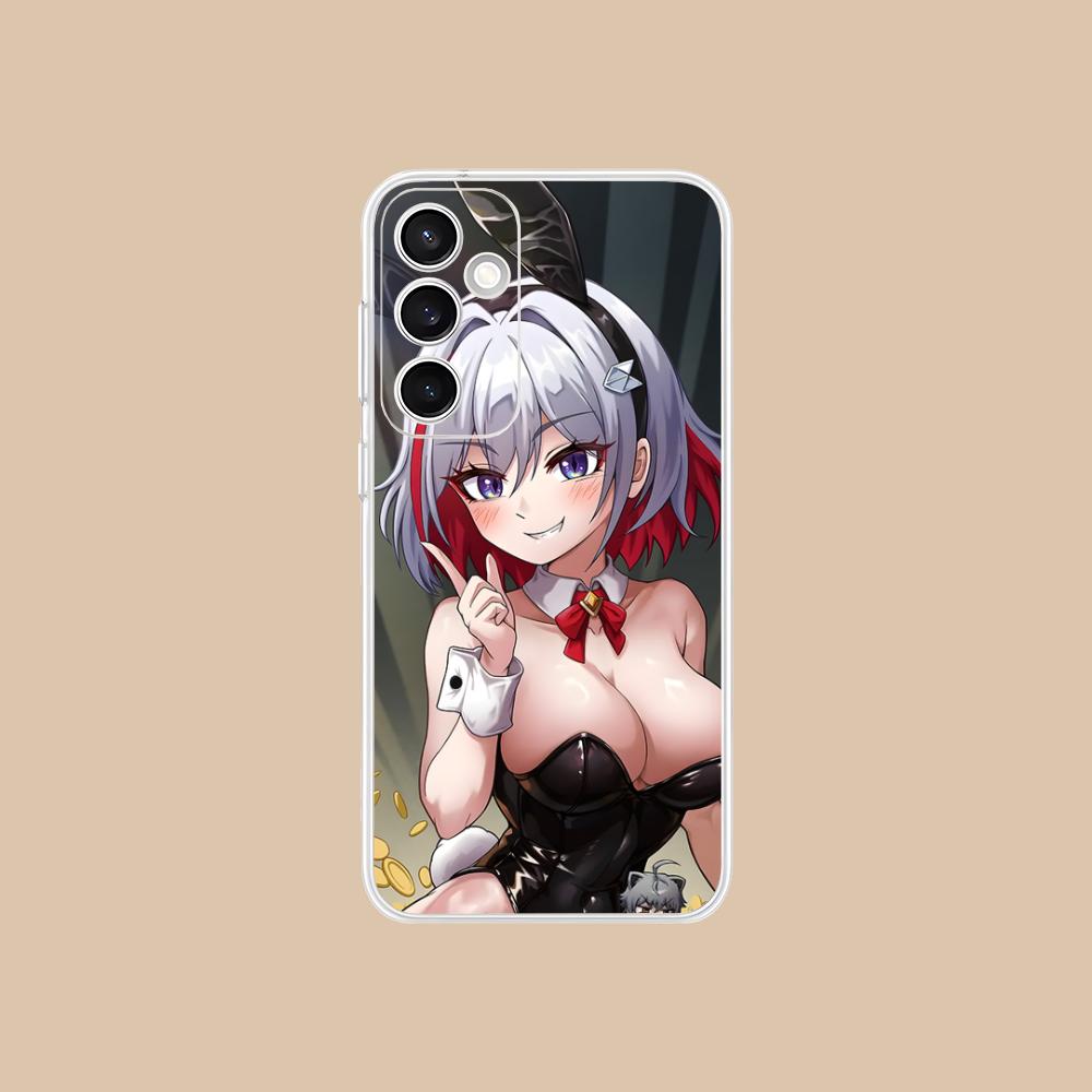 HSR Topaz Clear Mobile Phone Case for Samsung Galaxy S25 S24 S23 S22 S21Plus FE Ultra Colorful Cover