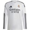 Мужские домашние майки с длинным рукавом Real Madrid 24/25, белые IT3442