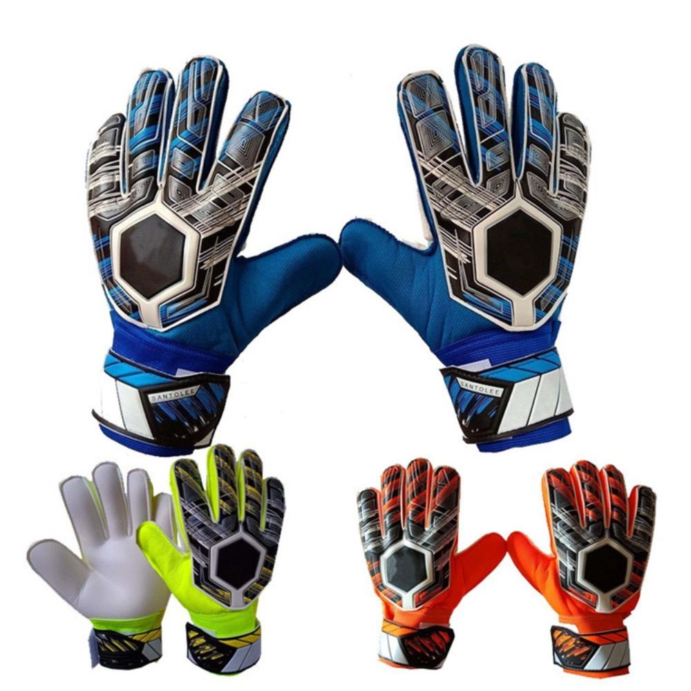 Защитные перчатки для вратаря Нескользящие футбольные перчатки для вратаря Латексные перчатки для взрослых/юношеских/детей