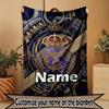 Персонализированное одеяло с принтом Real Madrid, Подарок на День Рождения, Рождество, Декор для дома, Спальни, Дивана, Кемпинга