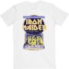 Iron Maiden 'Powerslave Japan Flyer' Белая футболка - НОВАЯ Унисекс футболка