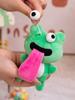 Cartoon  Frog  Plush  Collection Gift Cute  Frog Doll Lovers Gift  Pendant  Doll  Backpack Car Bag Key Ring Decor