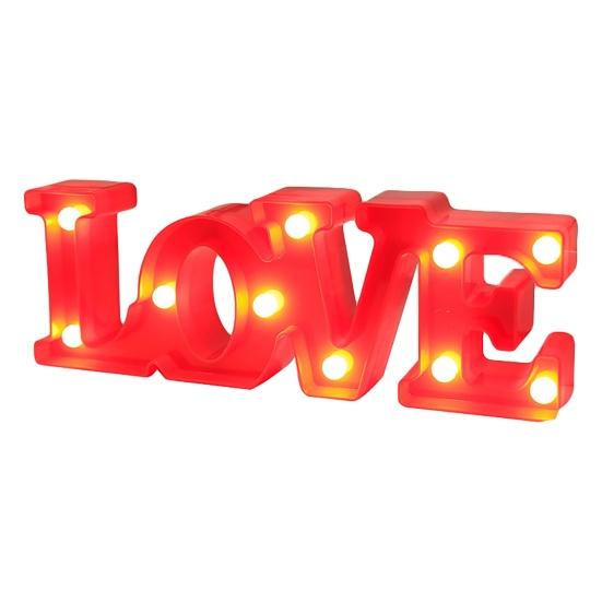 Letter Light Battery Express Love Props Operated Romantic LED Marquee Letters Love Sign