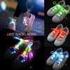 Fashion Shine LED 8 Color Change Luminescent Shoelace Strap Night Light Club Party Luminous Shoelace