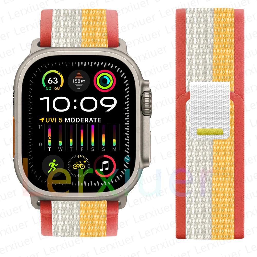 Ремешки для Apple Watch ultra2 ремешок 49мм 46мм 42мм 44мм 40мм 45мм 41мм Trail loop браслет correa iwatch series se 3 7 8 9 10 11