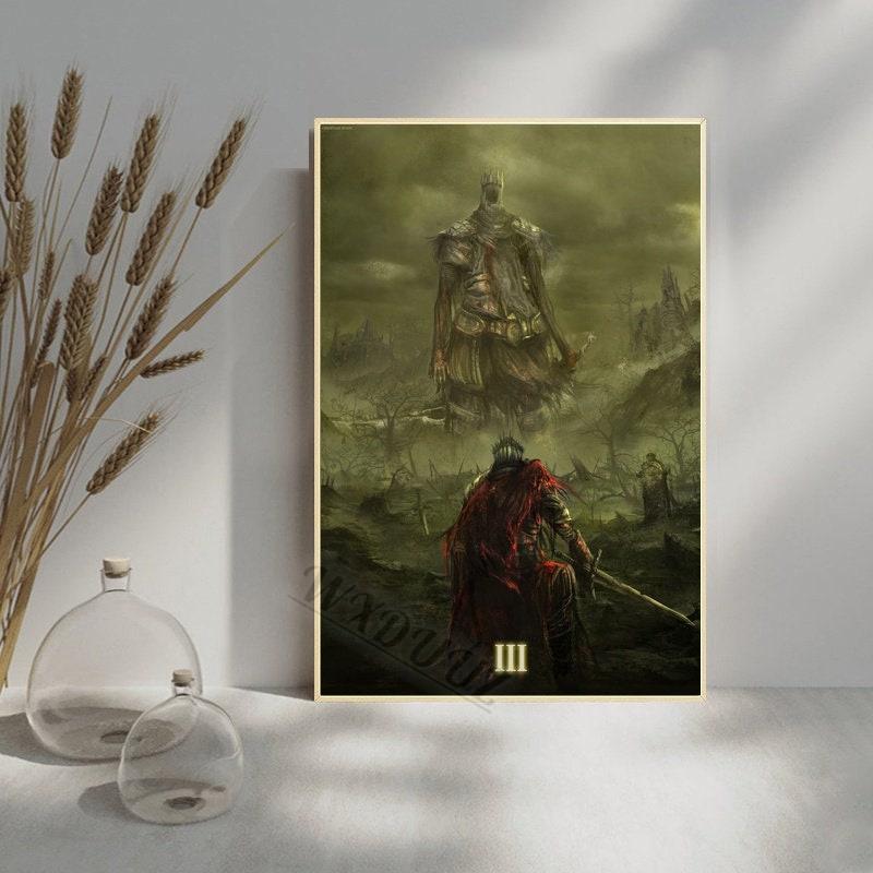 Classics Video Game Dark Souls 3 Character Canvas Painting Print Posters For Playroom Living Room Wall Home Decor Art Pictures
