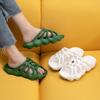 Ladies Men Fashion Beach Slippers Soft Couple Indoor Bathroom Slippers Ladies Home Floor Shoes Hollow Thick Sole Slippers