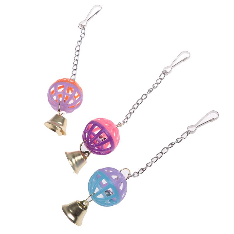 Попугай, птица, корелла, колокольчик, качели, шарик, подвесная клетка, игрушка, товары для домашних животных