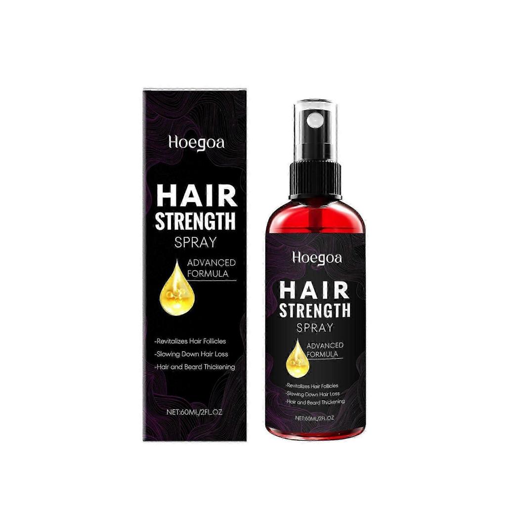 Hair Growth Spray, Thinning Hair Loss/Regrowth Treatment with Ginger & Rosemary Oil for Women/Men, Accelerates Hair Growth, Refreshing 60ml