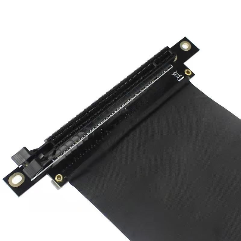 PCI-E 3.0 16X Graphics Card Extension Cable GPU PCIE3.0 Ribbon Extend Adapter Converter 20CM for PC Computer Wire
