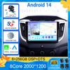 Android 14 Car Radio For Hyundai Creta IX25 2015 - 2019  Multimedia Video Player Navigation Stereo GPS  No 2din 2 Din Dvd