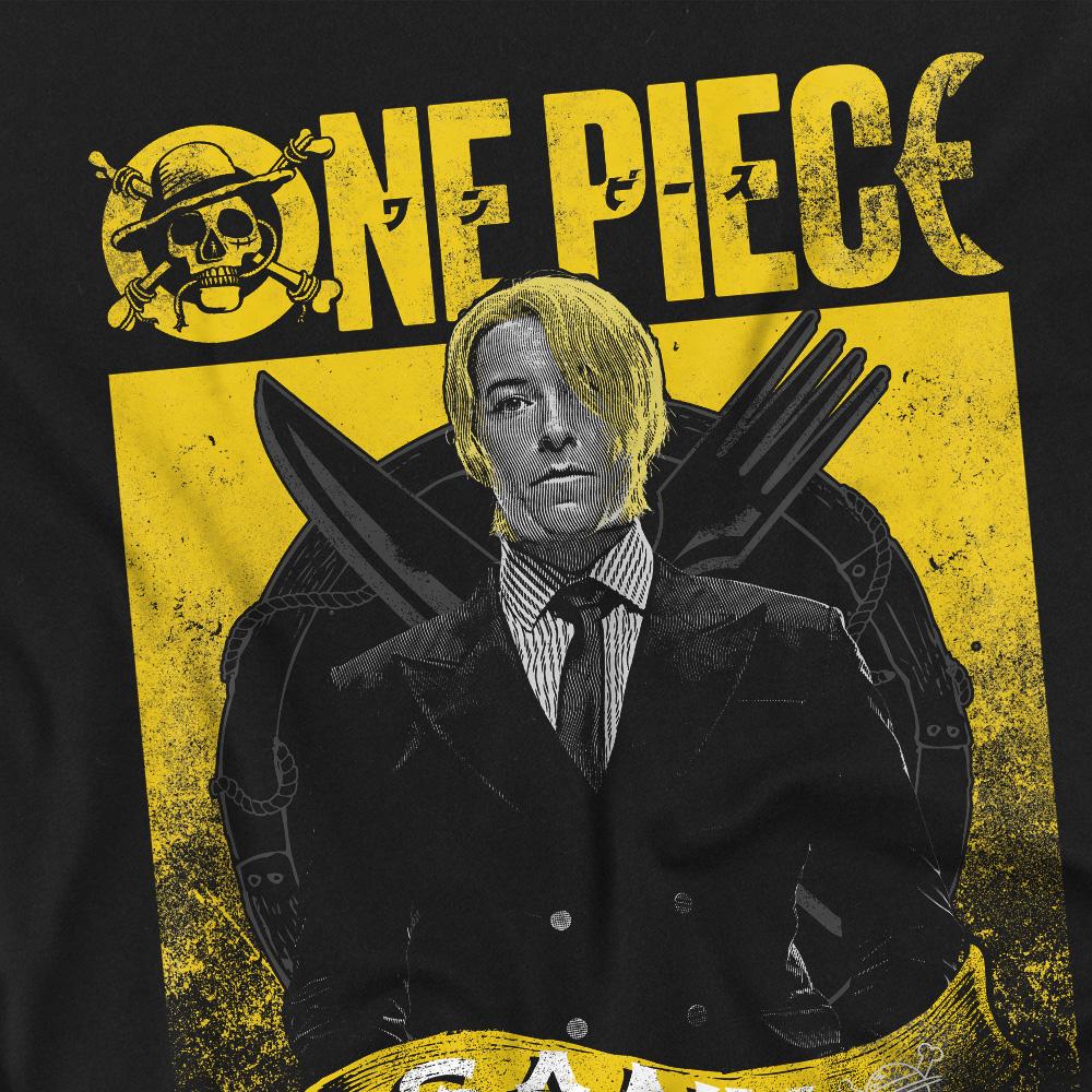 One Piece Футболка мужская с гравировкой Sanji