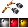 2X CNC Turn Signals Motorcycle LED Handle Blinker for 22mm Handlebar Signal Light Flashing Handle Bar Motorcycle Accessories 12V