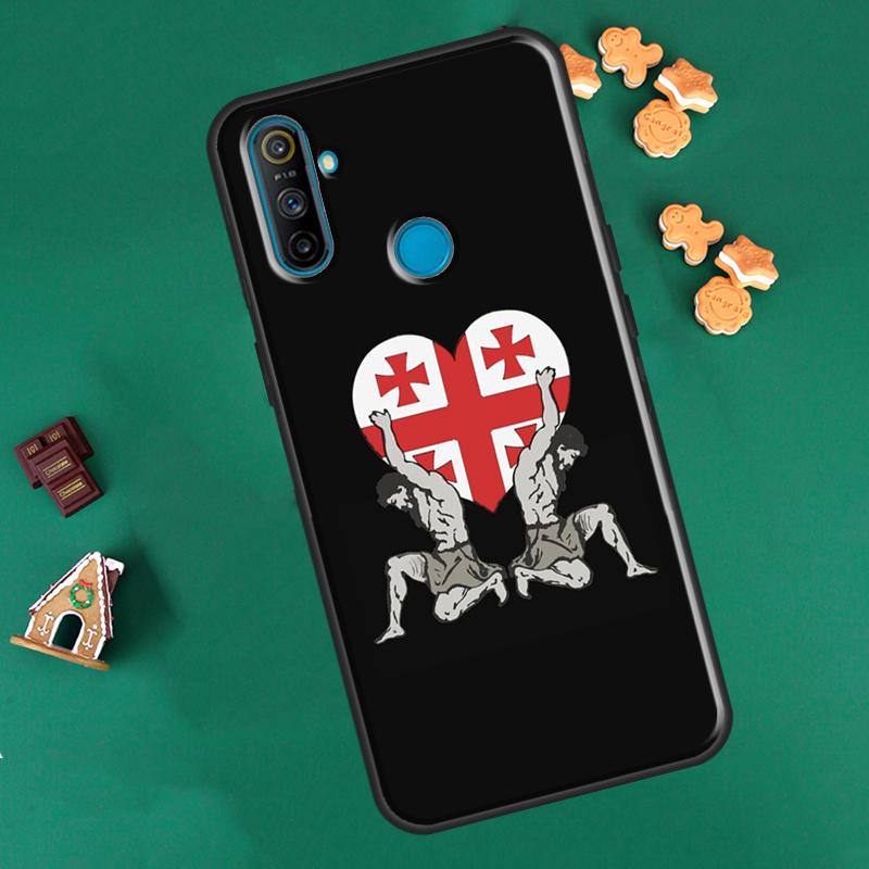 Флаг Грузии в стиле гранж для Realme GT Neo 2 7 8 Pro 8i 9i C3 C21, чехол для OnePlus 10 Pro 9 Pro Nord2 8T 9R