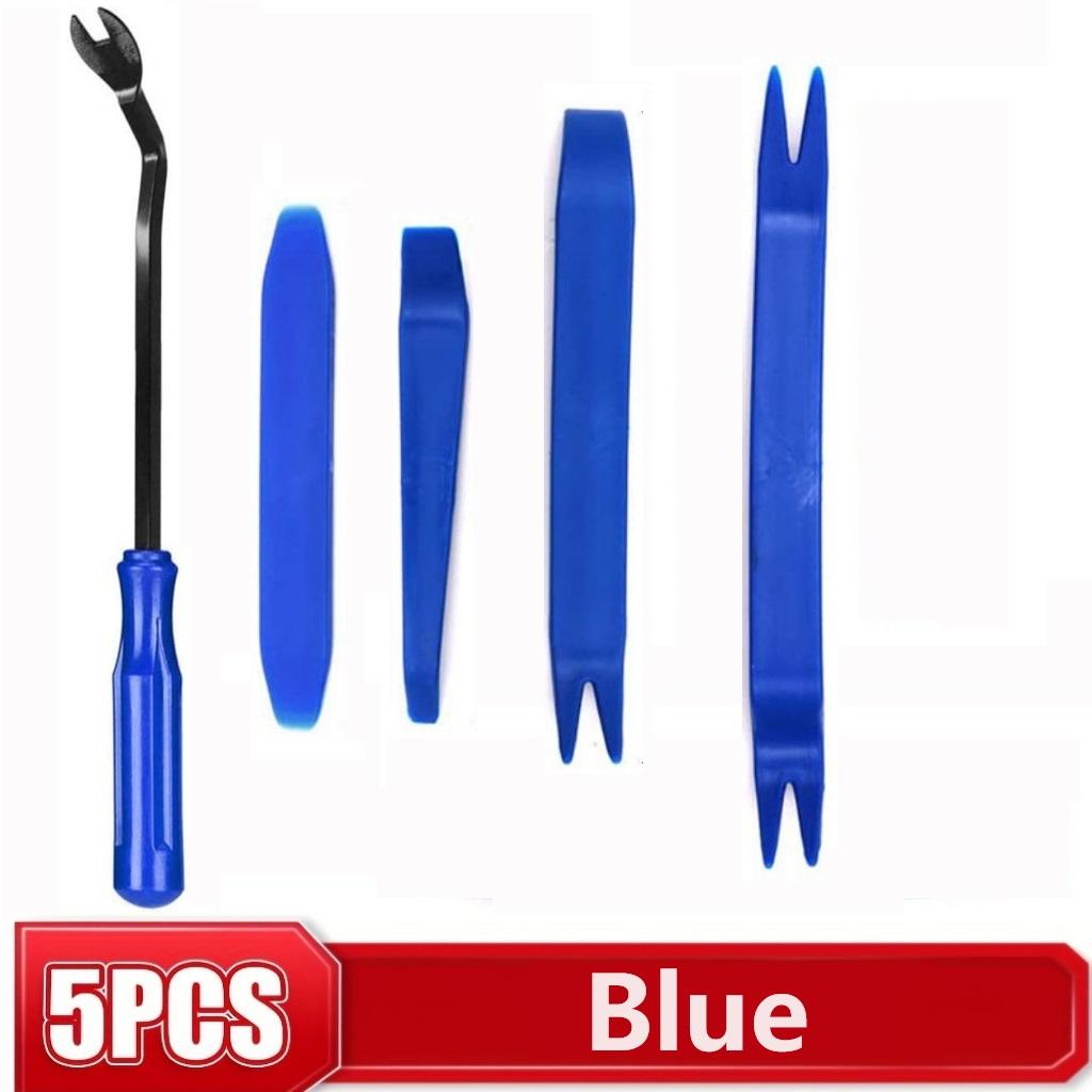 Инструмент для снятия обшивки автомобиля, набор инструментов для снятия внутренней обшивки, 5 шт., инструмент для разборки центральной зоны управления приборной панели